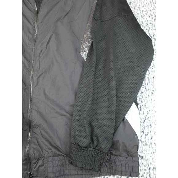 Jordan NBA All-Star Game Track Jacket Mens XXL Tall Black Mesh Sleeve Broken Zip - Picture 4 of 15